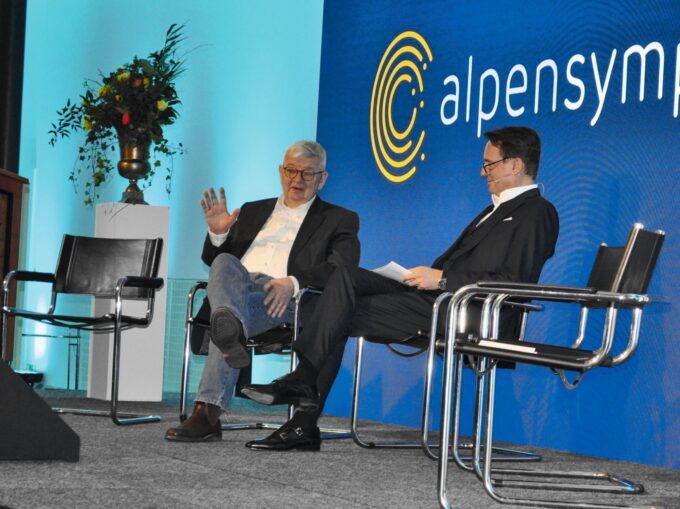 The Alpine Symposium: After a four-year break, this business event celebrated a successful relaunch - with Joschka Fischer as a guest speaker, among others. © Thomas Berner